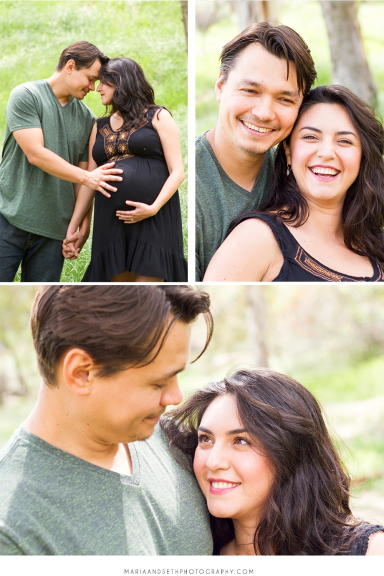 Outdoor maternity photography by Maria and Seth Photography | www.mariaandsethphotography.com